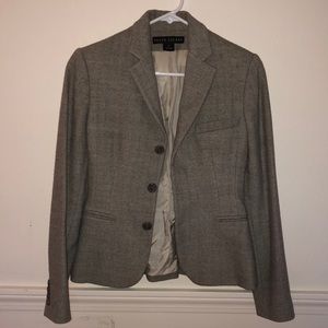 Ralph Lauren gray blazer cashmere wool blend